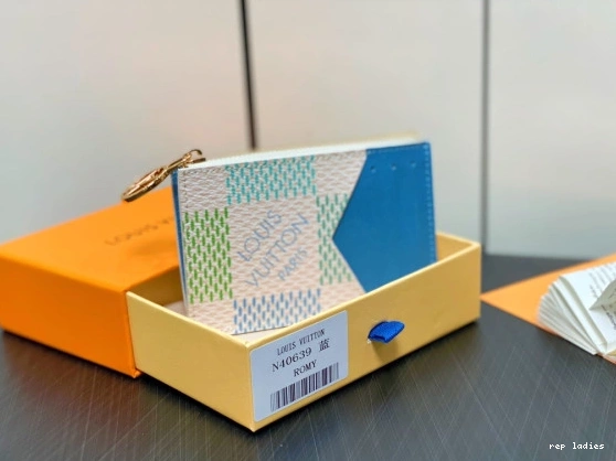 Cheap Card LOUIS Holder-12*8*0.8cm VUITTON Romy 0810